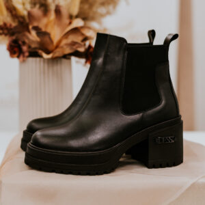 Lux by Dessi Megan-16 fekete bokacsizma