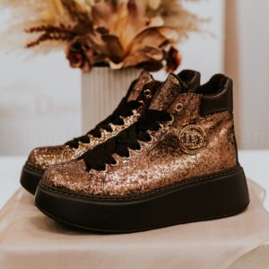 Lux by Dessi Astra-24 csokibarna bokacsizma