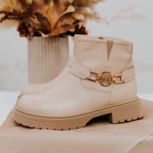 Lux by Dessi Astra-21 bézs bokacsizma