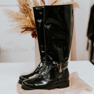 Lux by Dessi 4223 fekete lakk csizma